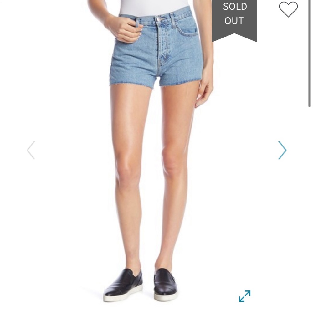 Current Elliott High Rise Denim Shorts